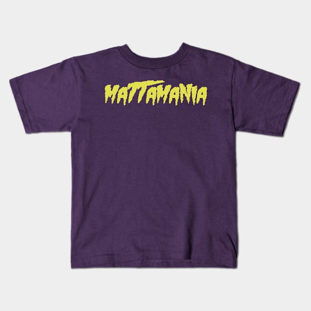 Mattamania Kids T-Shirt by 3CountThursday